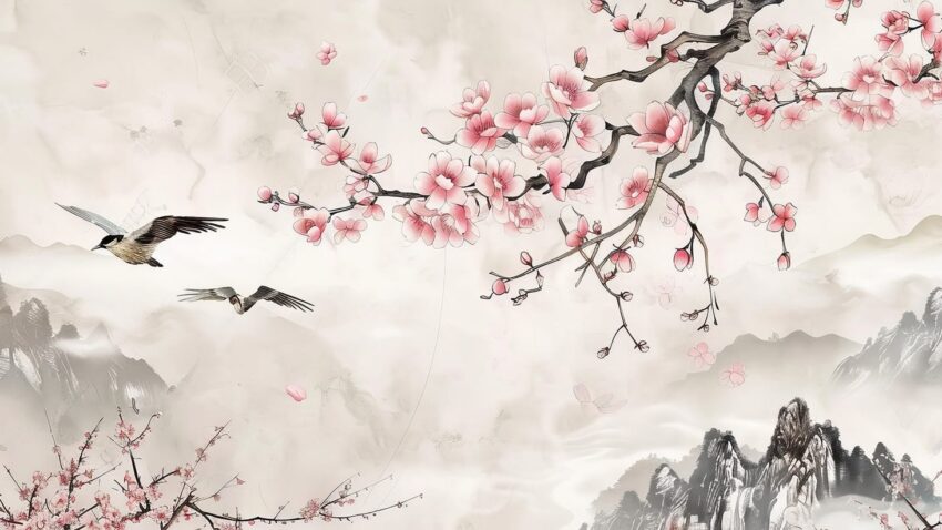 074_Фотошпалери Японський сад