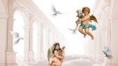 Фотошпалери 3D Ангели