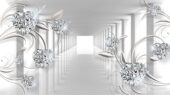 Фотошпалери 3D Діамантові серця