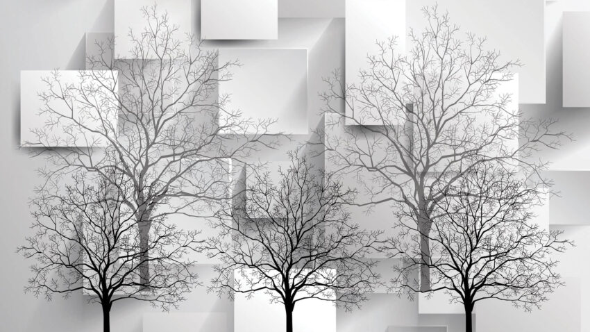 Фотошпалери 3D Графічні дерева