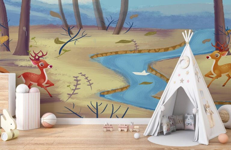 Фотошпалери Ліс і олені