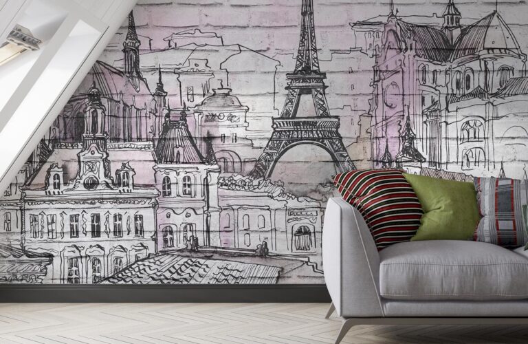 Фотошпалери Париж Ейфелева вежа