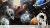 Фотошпалери Планети Сонячної системи та орбіти